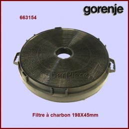 Filtre à charbon 198 x 45 mm - 663154 CYB-420150