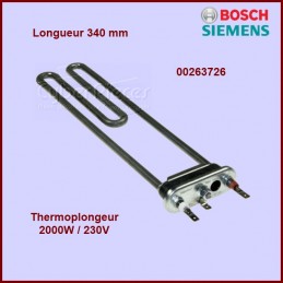 Thermoplongeur 2000w - 340mm Bosch 00263726 CYB-012621