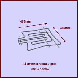 Resistance voute/grill 800+1800w CYB-135207