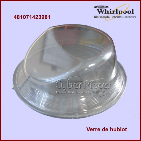 Verre de hublot Whirlpool 481071423981 CYB-218085