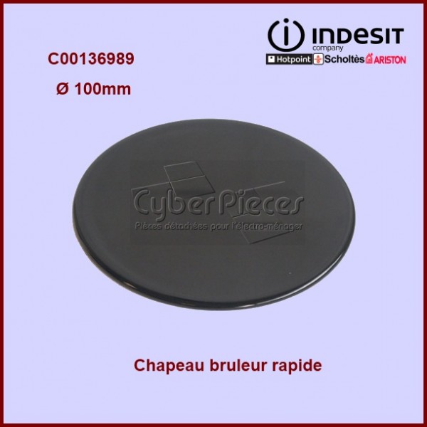 Chapeau brûleur rapide C00136989 CYB-335836