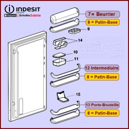 Façade Balconnet Porte-Bouteille C00283235 CYB-323451