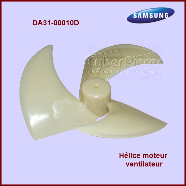 Hélice pour moteur ventilateur Samsung DA3100010D