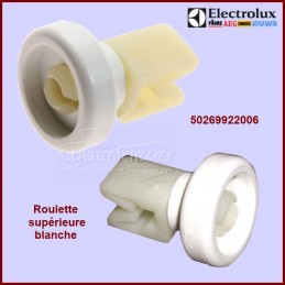 Roulette blanche du panier supérieur Electrolux 50269922006 CYB-089203