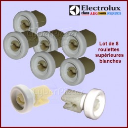 Jeu de 8 roulettes supérieures Electrolux 50286967000 CYB-089012