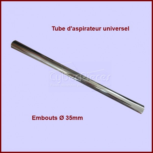 Tube d'aspirateur chromé universel CYB-217293