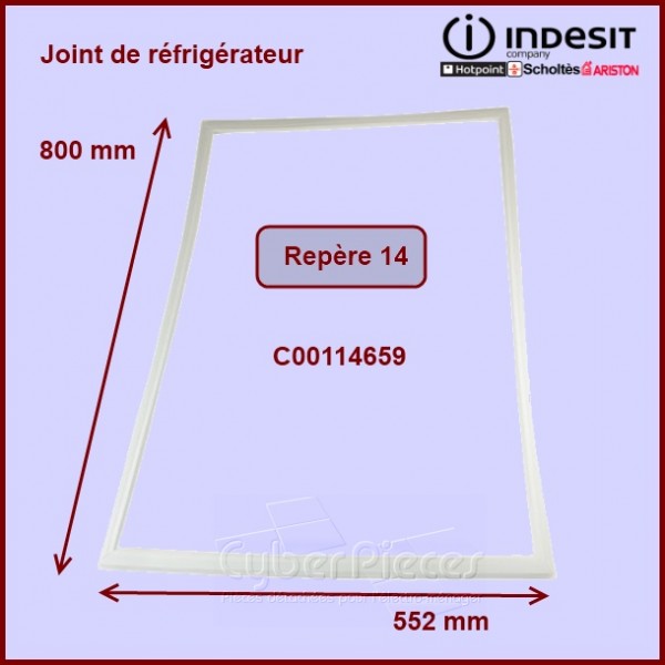 Joint de porte du réfrigérateur C00114659 CYB-330602