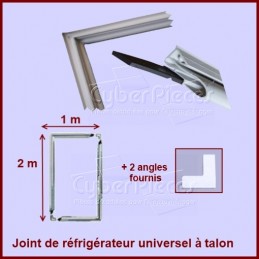 DL-pro Joint de porte universel - 200 x 100 cm - Joint magnétique en  caoutchouc - À visser dans le réfrigérateur et congélateur : :  Gros électroménager