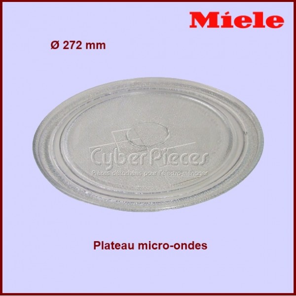 Plateau en verre 272mm Miele 6636761 CYB-396790