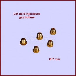 Jeu de 5 injecteurs standard pour gaz butane Ø7mm CYB-135368