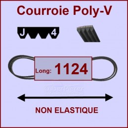 Courroie 1124J4 non élastique CYB-004756