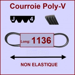 Courroie 1136J4 non élastique CYB-003476