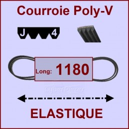 Courroie 1180J4 - EL- élastique CYB-125246