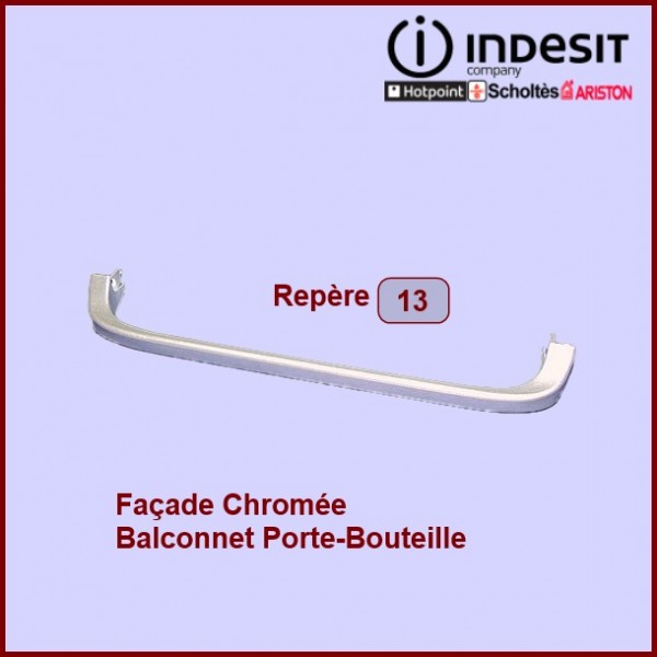 Facade Balconnet Bouteille CHROMEE (CLASS) CYB-323468