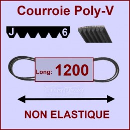 Courroie 1200J6 non élastique CYB-004046