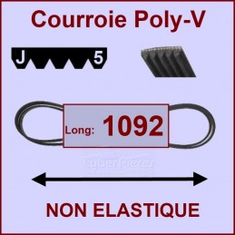 Courroie 1092J5 non élastique CYB-045919