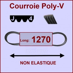 Courroie 1270J4 non élastique CYB-125178