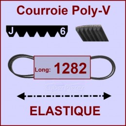 Courroie 1282J6 - EL- élastique CYB-115995