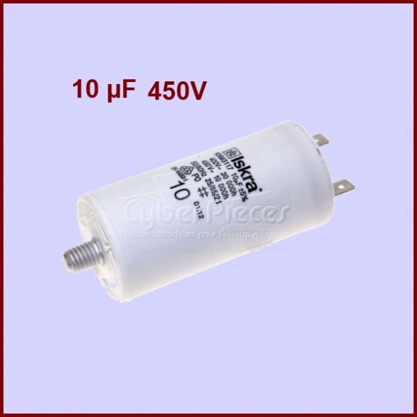 Condensateur 10,0µF (10,0MF) 450 Volts CYB-005319