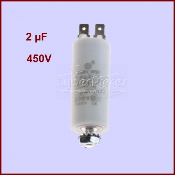 Condensateur 2,0µF (2,0MF) 450V CYB-005302