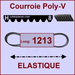 Courroie 1213H8 - EL- élastique CYB-004527