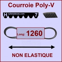 Courroie 1260H7 - 1260H8 non élastique CYB-004596