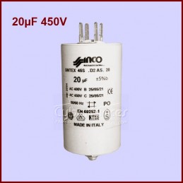 Condensateur 20,0µF (20,0MF) 450V CYB-005388