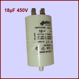 Condensateur 18µF (18MF) 450V maxi CYB-005371