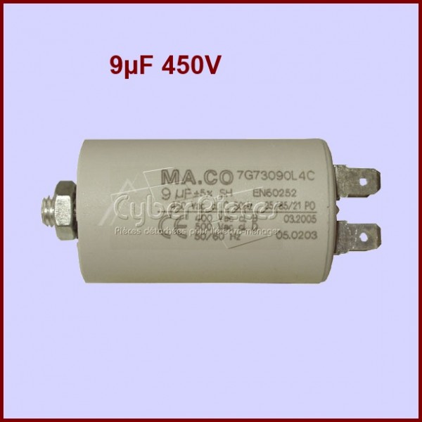 Condensateur 9,0µF (9mF) 450V CYB-005562