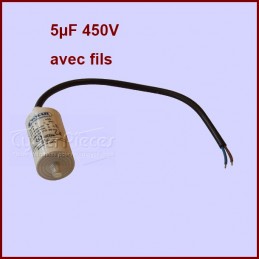 Condensateur à fils 5,0µF (5,0mF) 450V CYB-010627