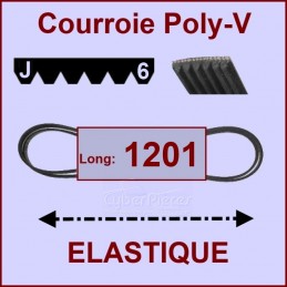 Courroie 1200-1201J6 - EL- élastique CYB-332743