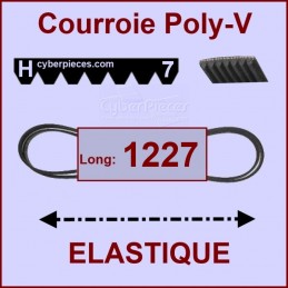 Courroie 1227H7 - EL- élastique CYB-124928