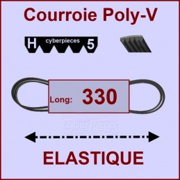 Courroie 330H5 - EL- élastique CYB-093354