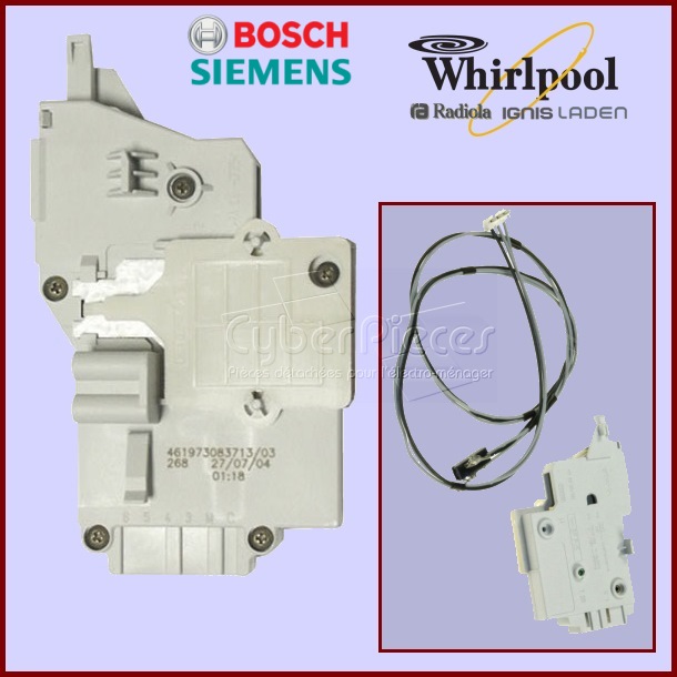 Sécurité de porte avec câble BPP/5 Whirlpool 481010474505 