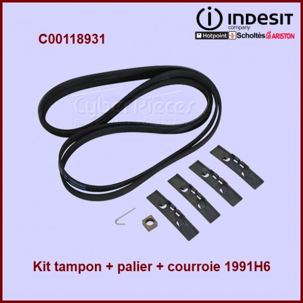 Kit tampon + palier + courroie 1991 H6 - C00118931 CYB-332576