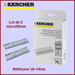 Lot de 2 chiffons microfibres Kärcher 26331000 CYB-003520