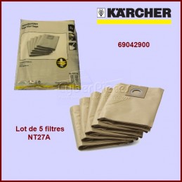 Lot de 5 sacs aspirateur Kärcher 69042900 CYB-352635