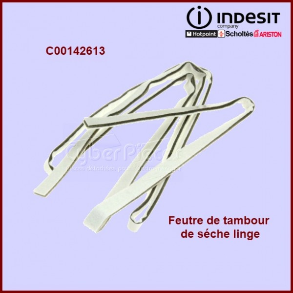 Feutre de tambour avant Indesit C00142613 CYB-338080