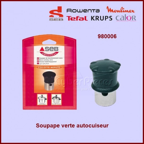 Soupape Verte de cocotte Auhentique SEB 980006 CYB-224529