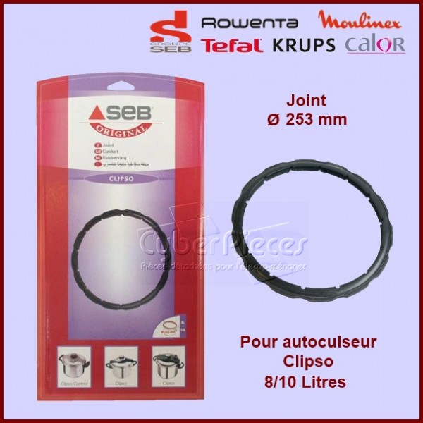 Joint silicone pour autocuiseur Seb 4,5 / 6 L Ø 220 - 790141