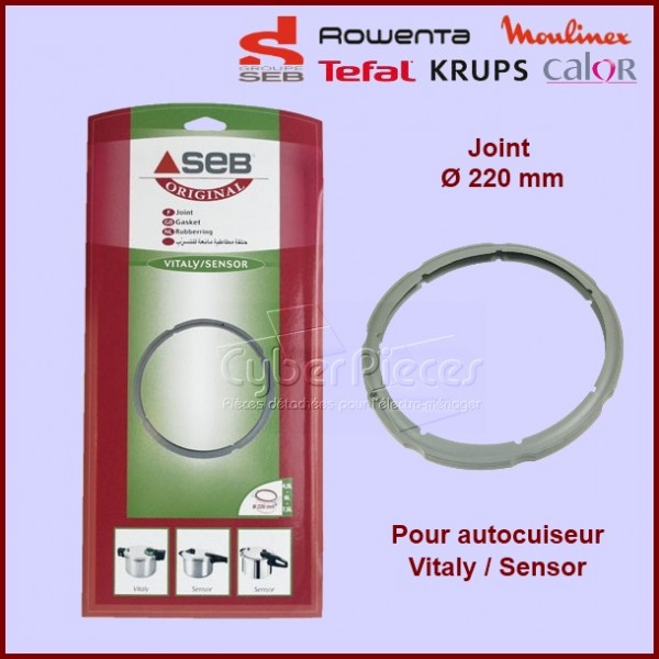 792189 - Joint pour autocuiseur inox Seb Kwisto/Vitaly - 4,5/6/7,5L