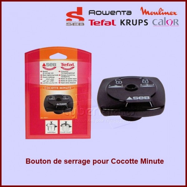 Bouton De Serrage Noir pour Cocotte Authentique SEB X1040002