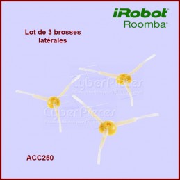 Lot de 3 brosses latérales pour Irobot ROOMBA ACC250 CYB-205115