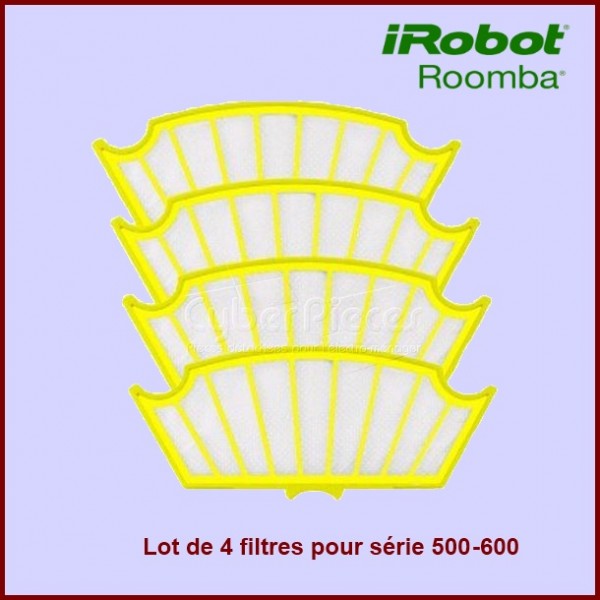 Lot de 4 Filtres pour Irobot ROOMBA - Pièces aspirateur