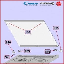 Charnière Gauche de couvercle Candy 44002195 CYB-169585