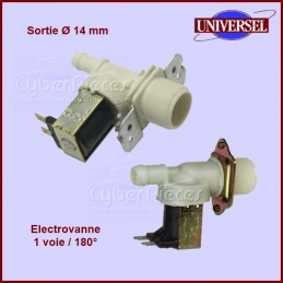 Électrovanne 1 voie 180° Ø15mm CYB-006026