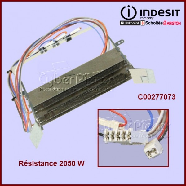 Résistance 2050w + thermostats C00277073 CYB-067010