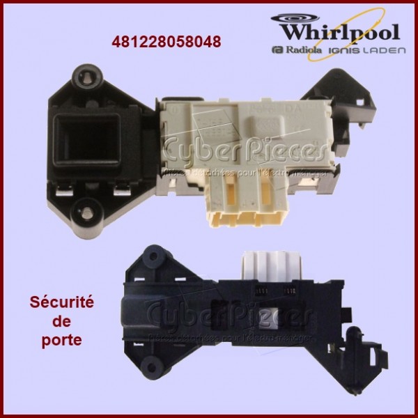 Sécurité de porte Whirlpool 481228058048 CYB-122641