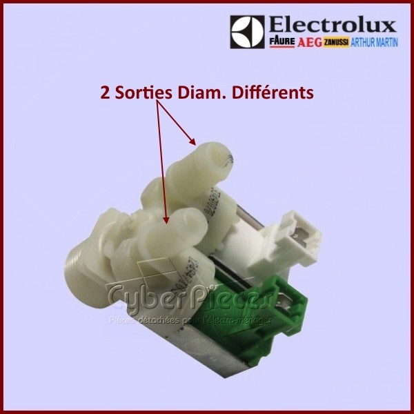 Électrovanne 2 voies 180° à connecteur 3792260725 CYB-006095