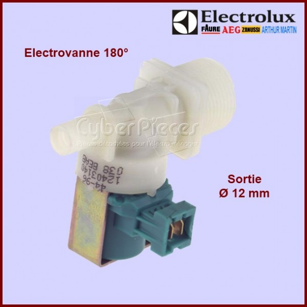 Électrovanne 1 Voie 180° Ø 12mm - 3792260436 CYB-005999